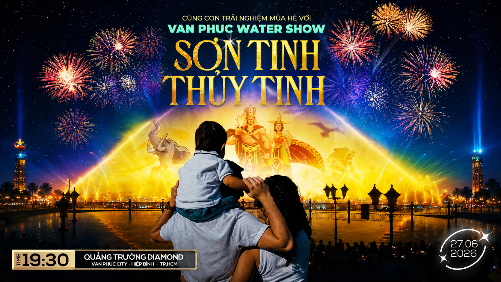 CÙNG CON TRẢI NGHIỆM MÙA HÈ KỲ DIỆU TẠI VAN PHUC WATER SHOW